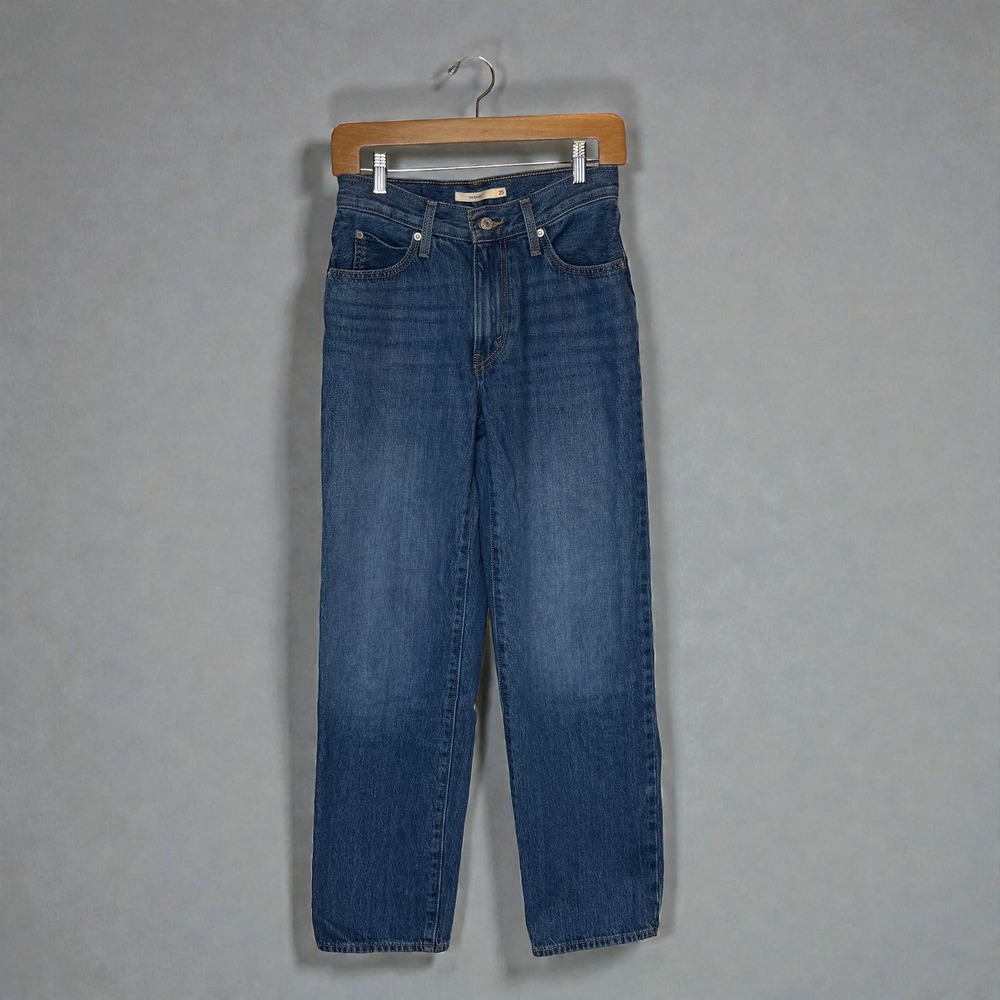 Levi's‎ '94 Baggy Jeans Relaxed Straight Leg High Rise Dad Jean size 25